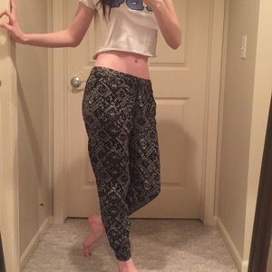 Cute patterned joggers